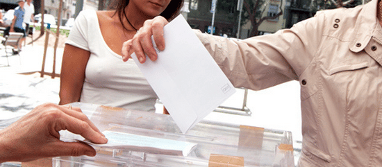 Votar a les eleccions municipals 24M 2015